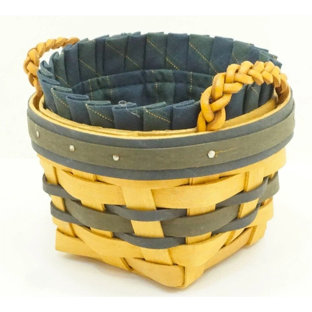 Longaberger 1998 Collectors Club Thyme Booking Basket #19224 Fabric Liner Flyer